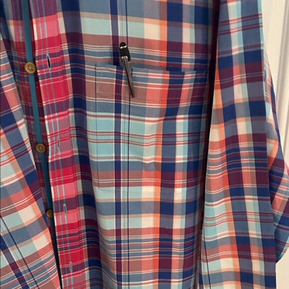 Southern Proper Men's Red and Blue Plaid Shirt XLT. - Picture 4 of 4